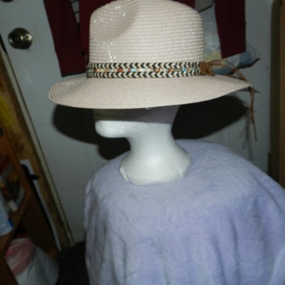 Lulla Collection Women's Woven Braided Rainbow Trim Hat NWT/🆕Ships Fast💨⚡🚚 - Picture 6 of 13